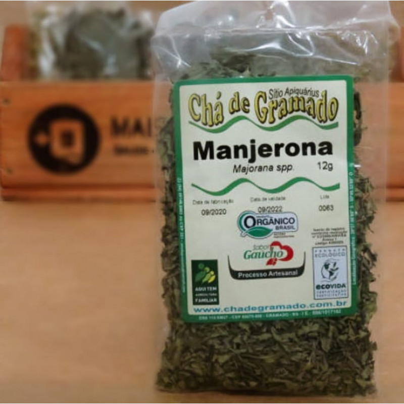 Manjerona Desidratada Orgânica 12g Manjerona Desidratada Orgânica 12g